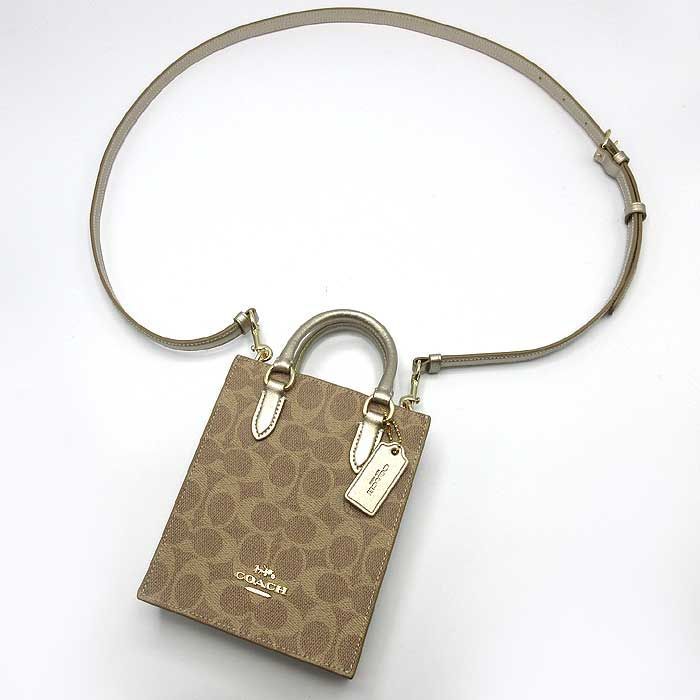 国内即送 COACH BOX付 ミニ トート アンド ミラー セット CX188 NWT Coach Boxed Mini Tote Bag And Mirror Bag Charm Set In