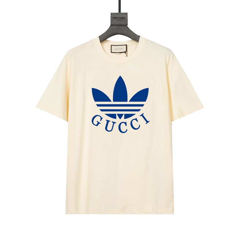 GUCCI グッチ x アディダス コラボ ロゴTシャツ ブラック メンズ レディース - メルカリ