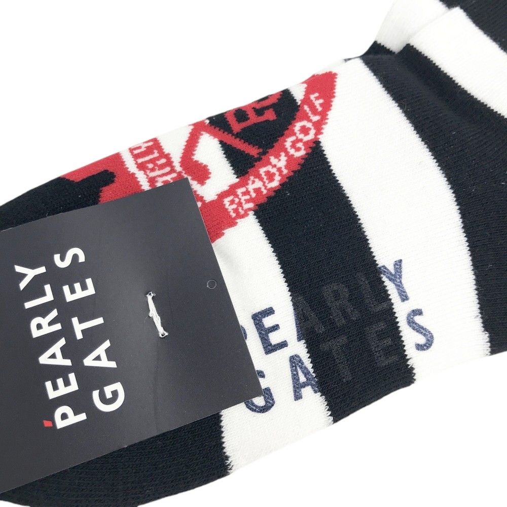 サイズ：6 PEARLY GATES パーリーゲイツ  ニットセーター スポンジボブ柄 ネイビー系 [240101480066] ゴルフウェア メンズ ストスト サイズ：6 PEARLY GATES パーリーゲイツ ニットセーター