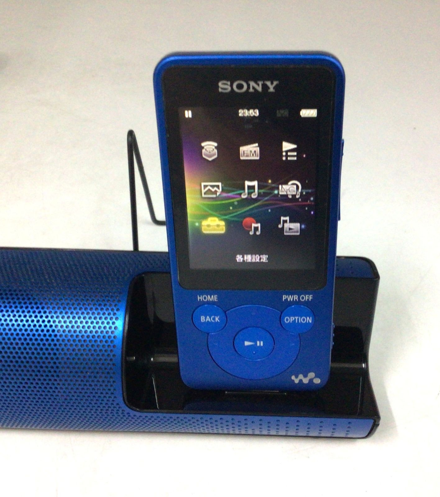 6276 【動作品】SONY WALKMAN NW-E083 ブルー 4GB（実容量3.17GB
