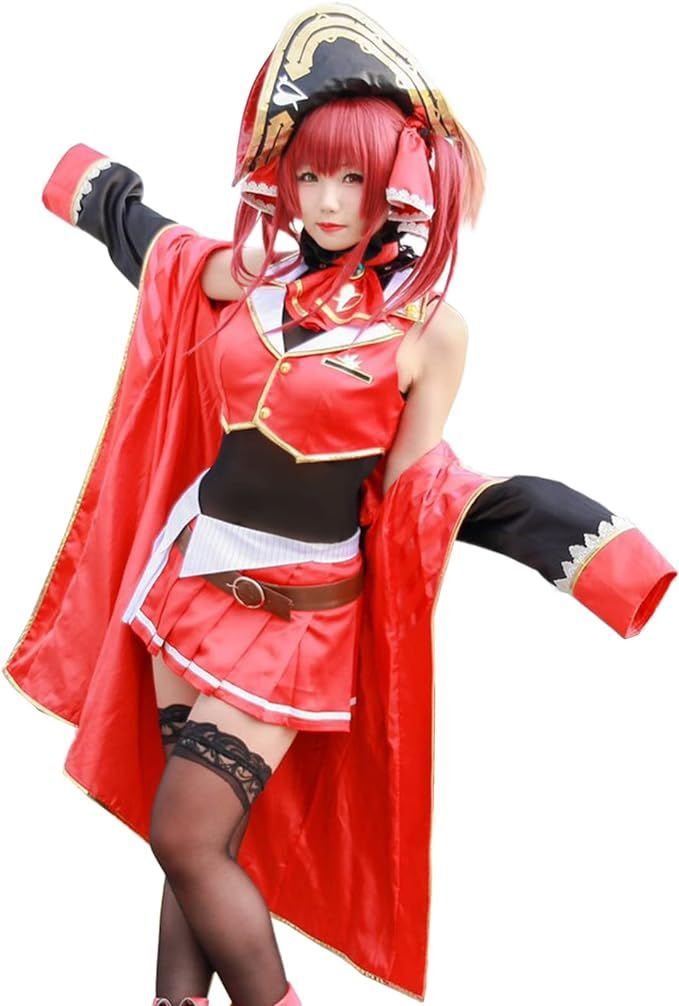 宝鐘マリン ホロライブ コスプレ ゴスロリ ウィッグ付 S フルセット 宝