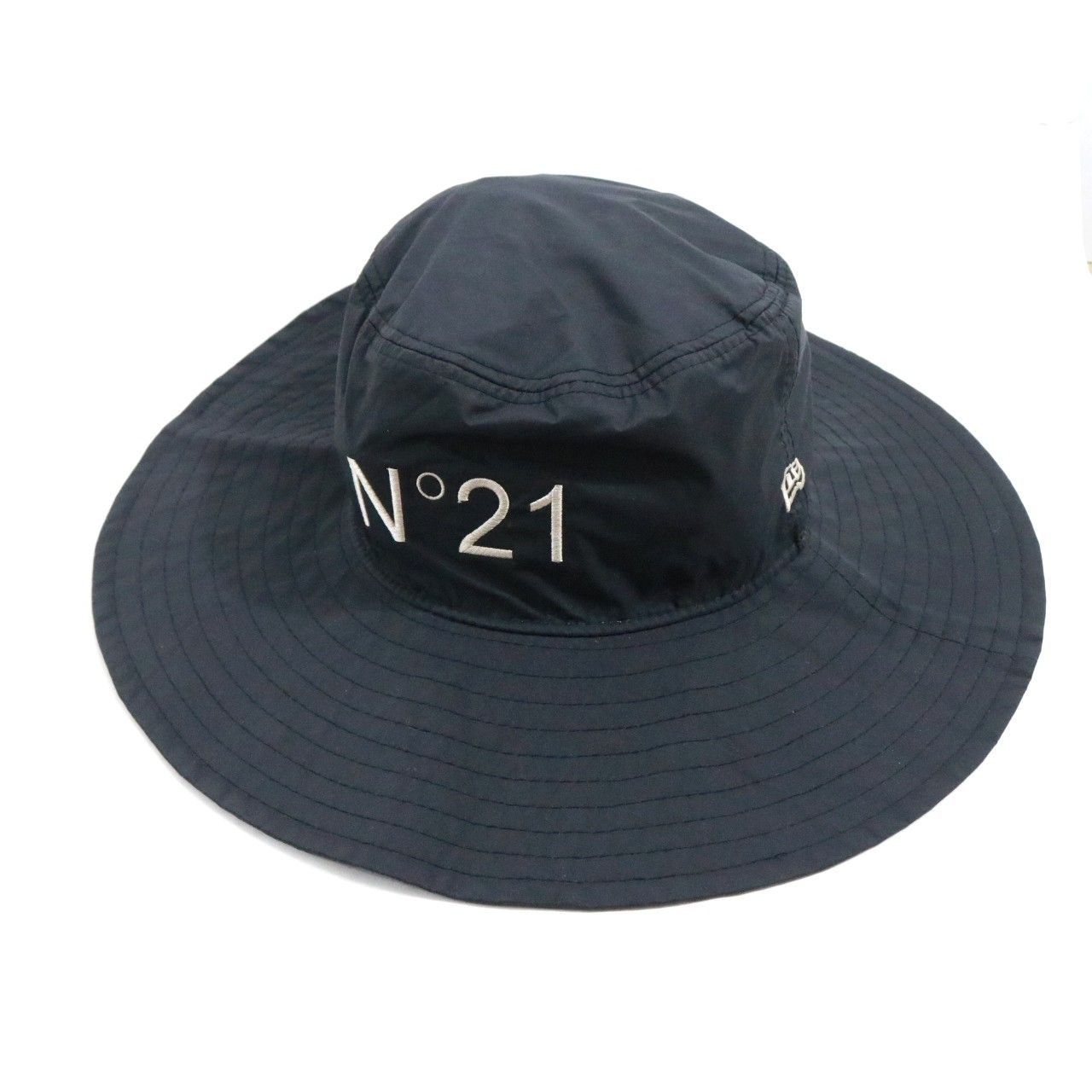 B N゜21 ヌメロヴェントゥーノ × NEWERA ニューエラ M ユニセックス ハット 梅田阪急 メンズ レディース B 古着