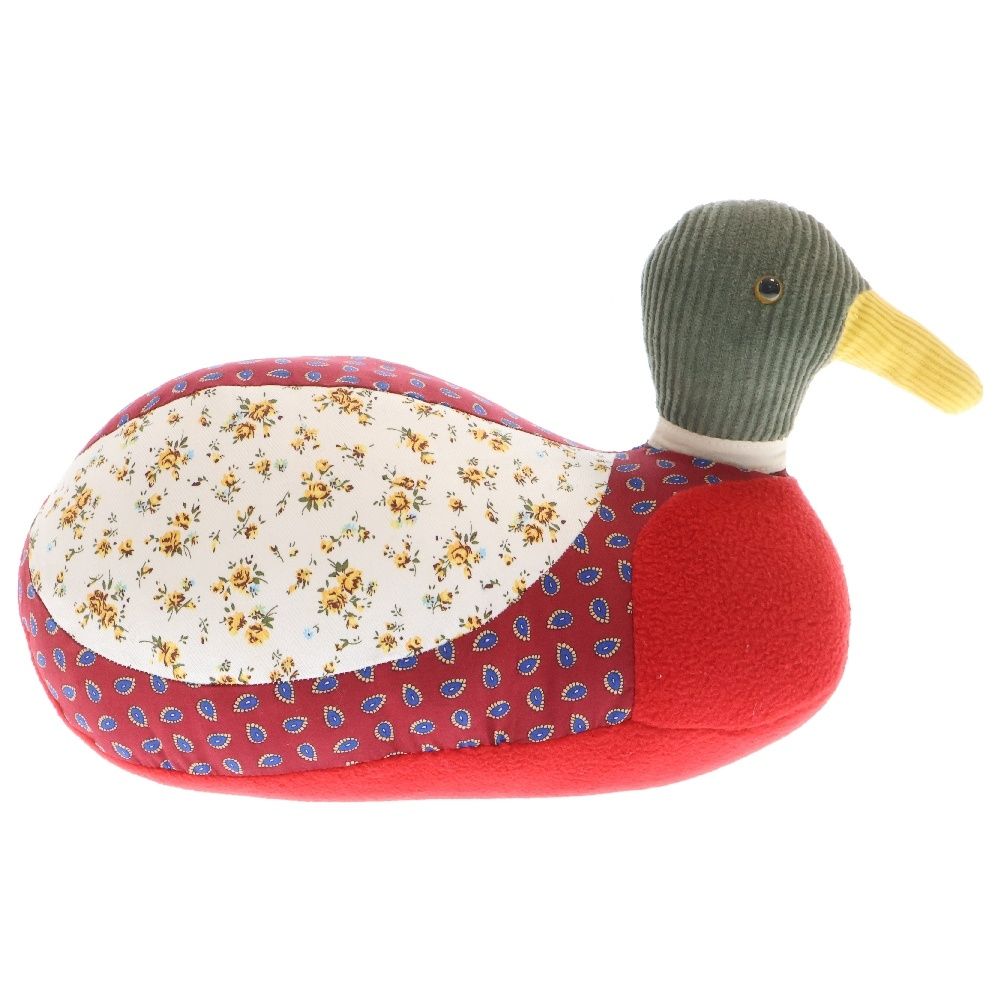 Human Made Patchwork Duck Doll Plush Red - FW22 - US