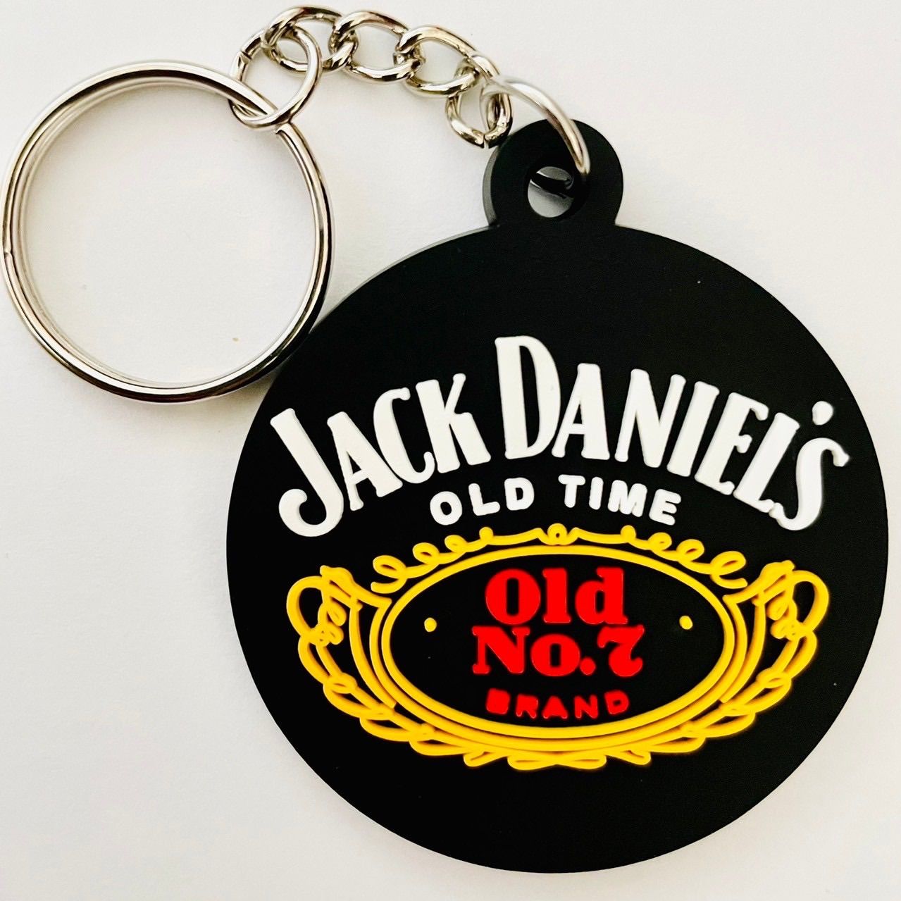 新品 🇺🇸 ラバーキーホルダー【ジャックダニエル】Jack Daniel's キャラクター キーチェーン キーリング アメリカン雑貨 コレクション  ファッション アクセサリー アイテム 鍵 カギ ポーチ バッグ