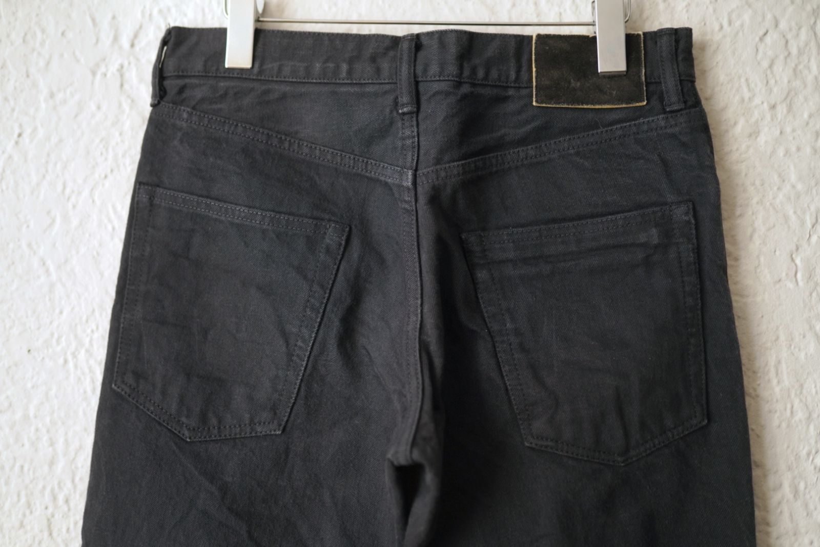 21AW SOCIAL SCULPTURE 03 CMYK BLK ブラックデニムパンツ / visvim
