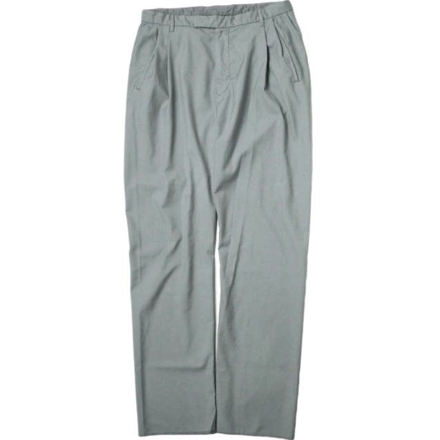 新品 mando マンド 21SS 日本製 PE/RA TUCK SARROUEL PANTS ポリエステルレーヨン タックサルエルパンツ  21198-001 2 GRAY ボトムス g14955