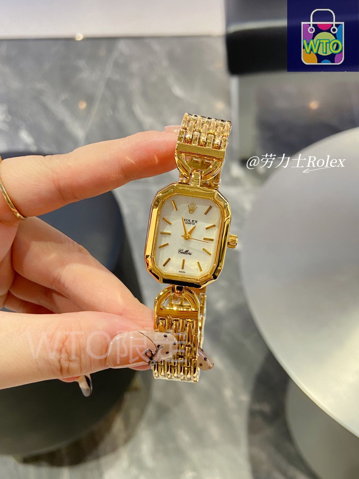 今日特価】Rolex ロレックス 新発売スモールスクエア 25mm 精巧