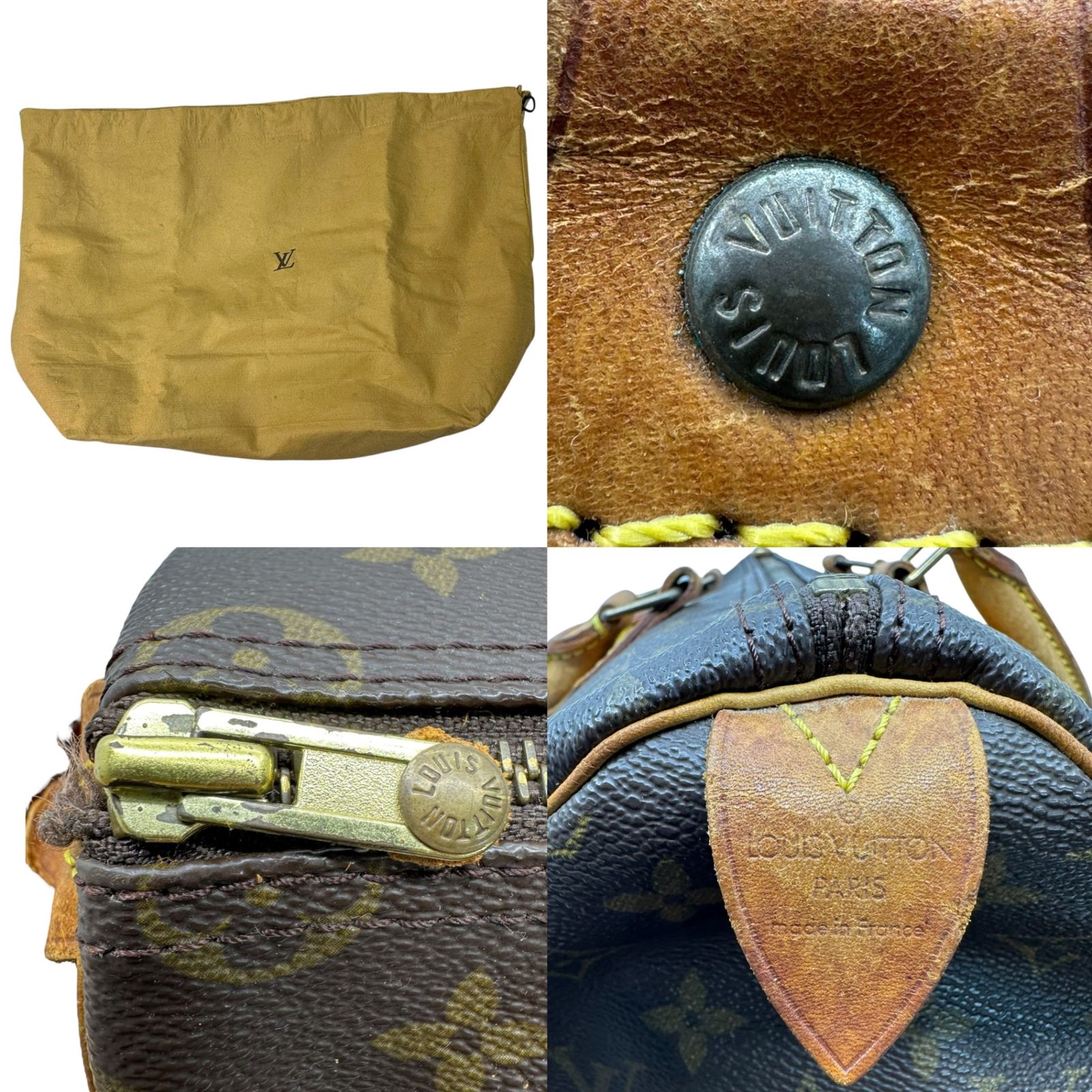 LOUIS ルイ モノグラム ハンドバッグ ヴィトン スピーディ30 VUITTON