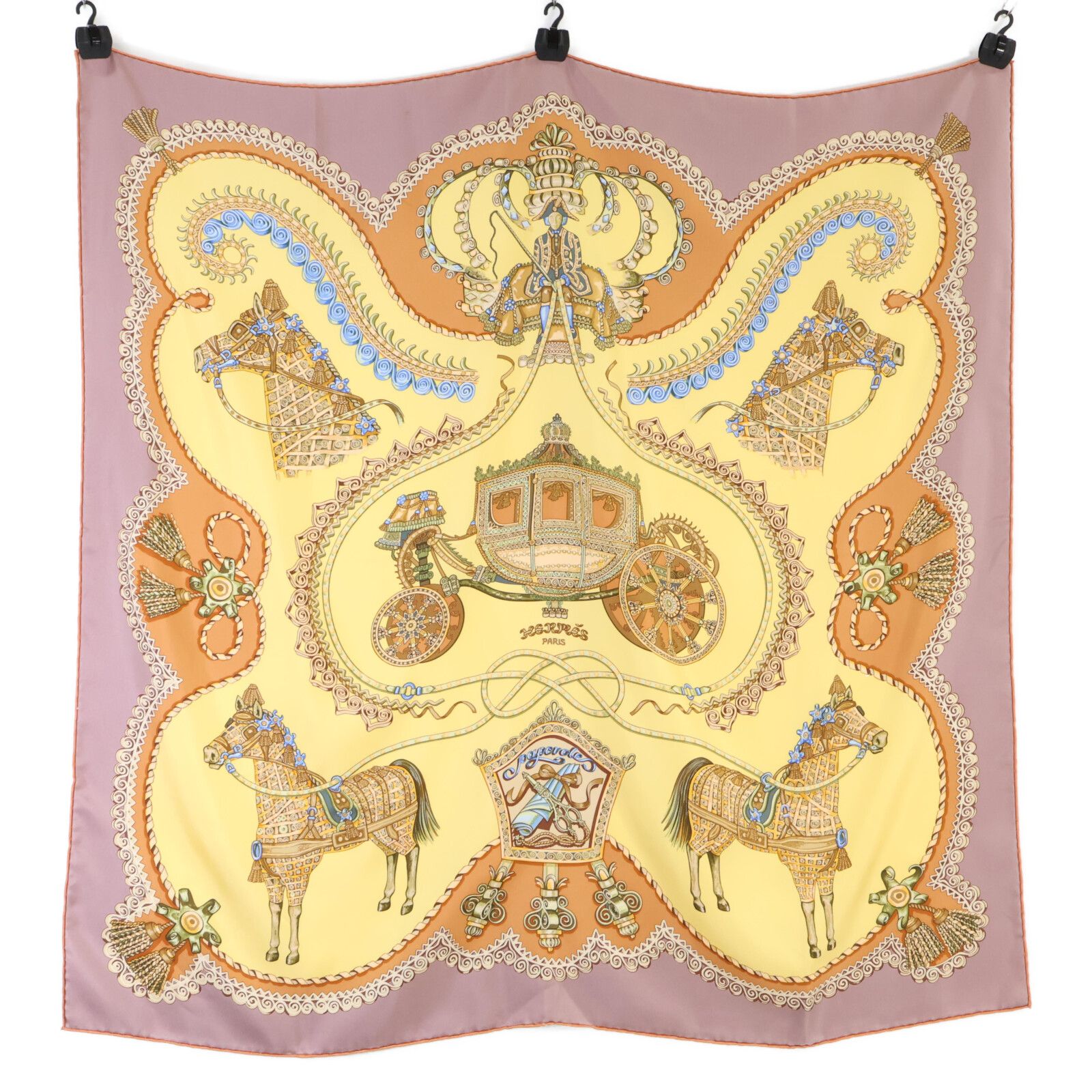 HERMES エルメス 【美品】PAPEROLES パプロール 馬車と貴族