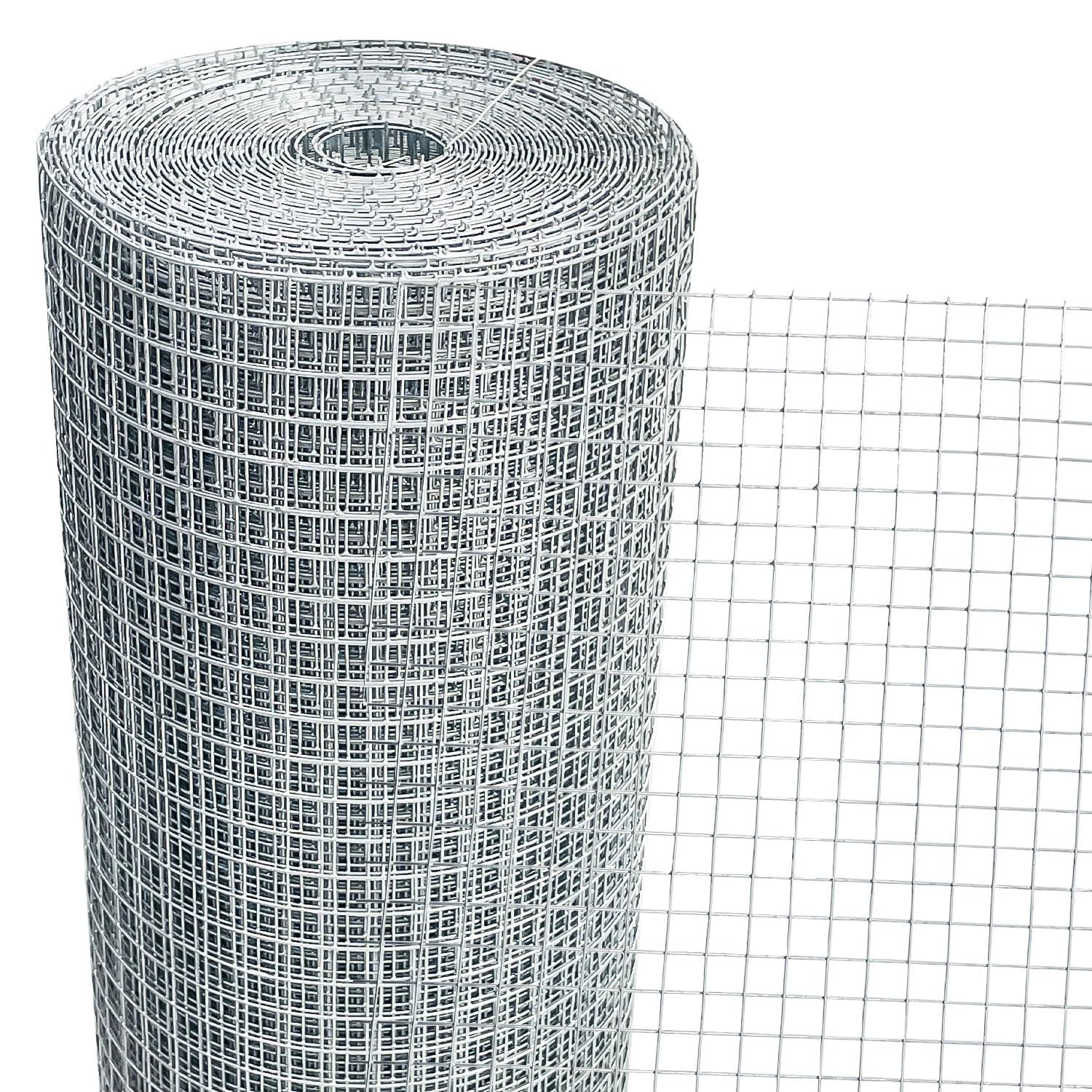 15m Socpuro 産業用金網 線径1mm 網目15mm 防獣金網 7.5m 15ｍ 防獣ネット フェンス 亜鉛メッキ 金網 農業用ネット 園芸 ガーデニング 畑 猪 イノシシ 鹿 アニマルフェンス 防獣 ネット ネズミ 駆除 