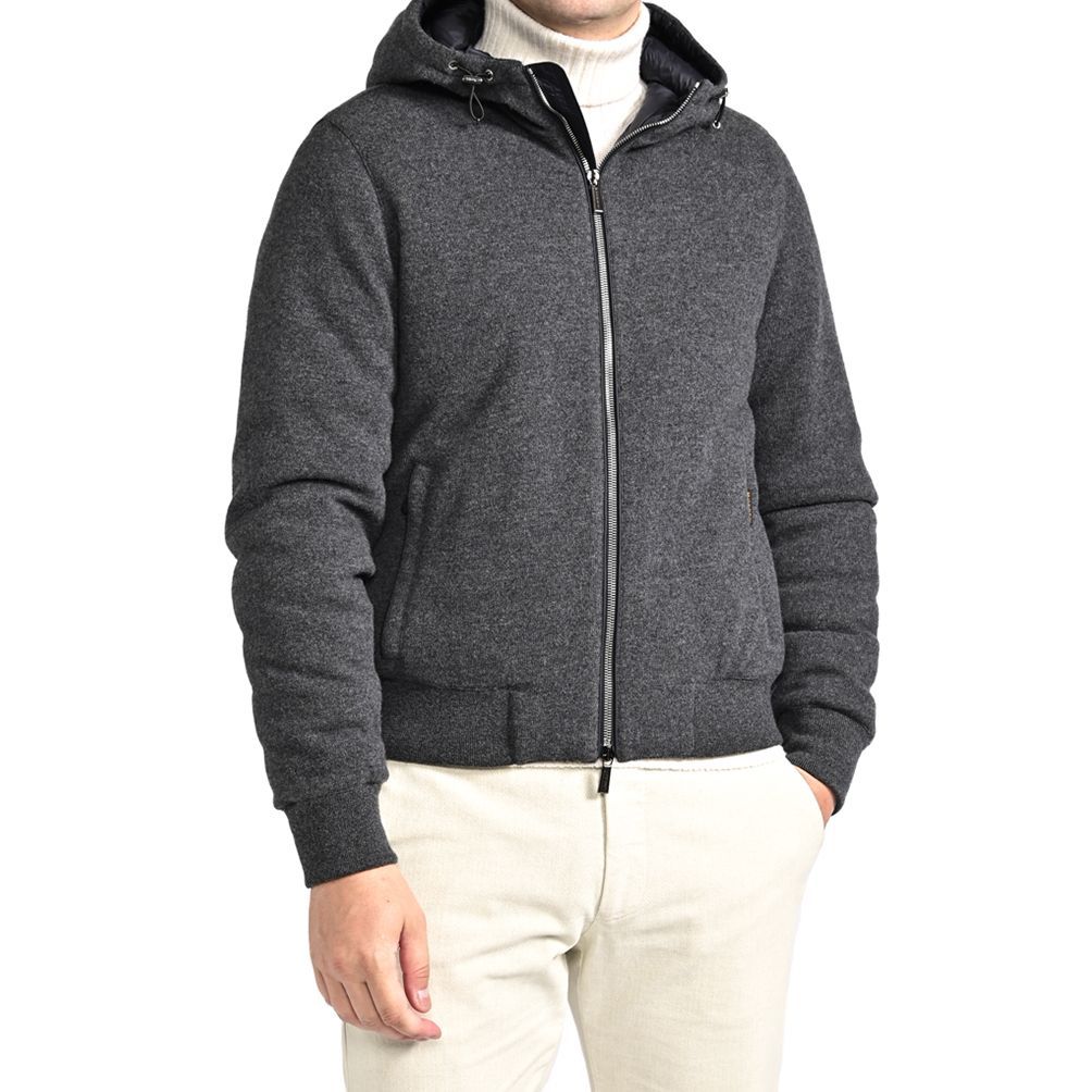 MOORER ムーレー / BRINGO-MRW ダウンジャケット ニット フーディー