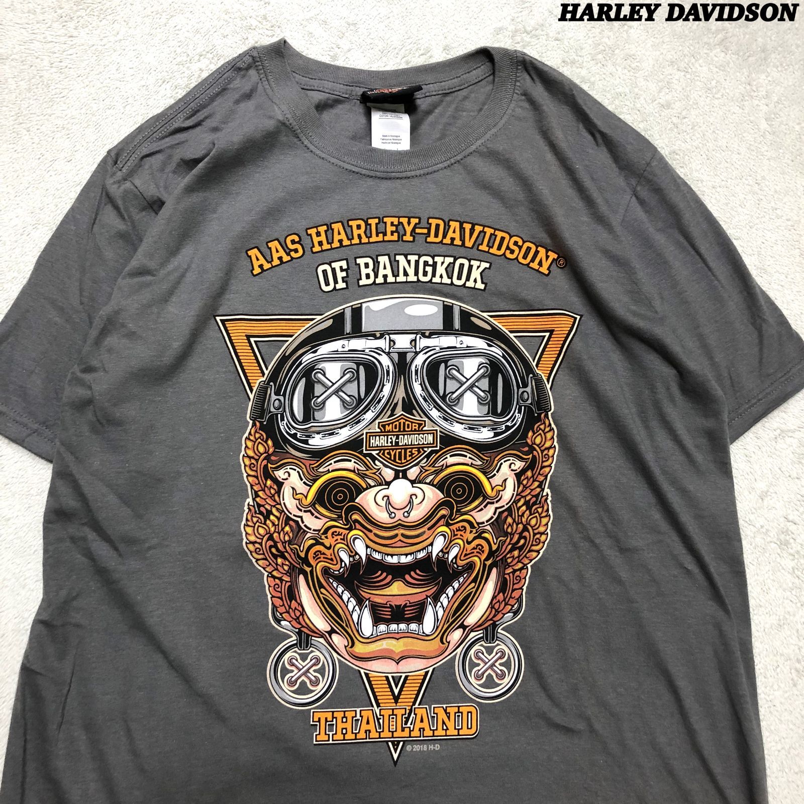 HARLEY DAVIDSON ショートスリーブTシャツ 半袖カットソー 両面 