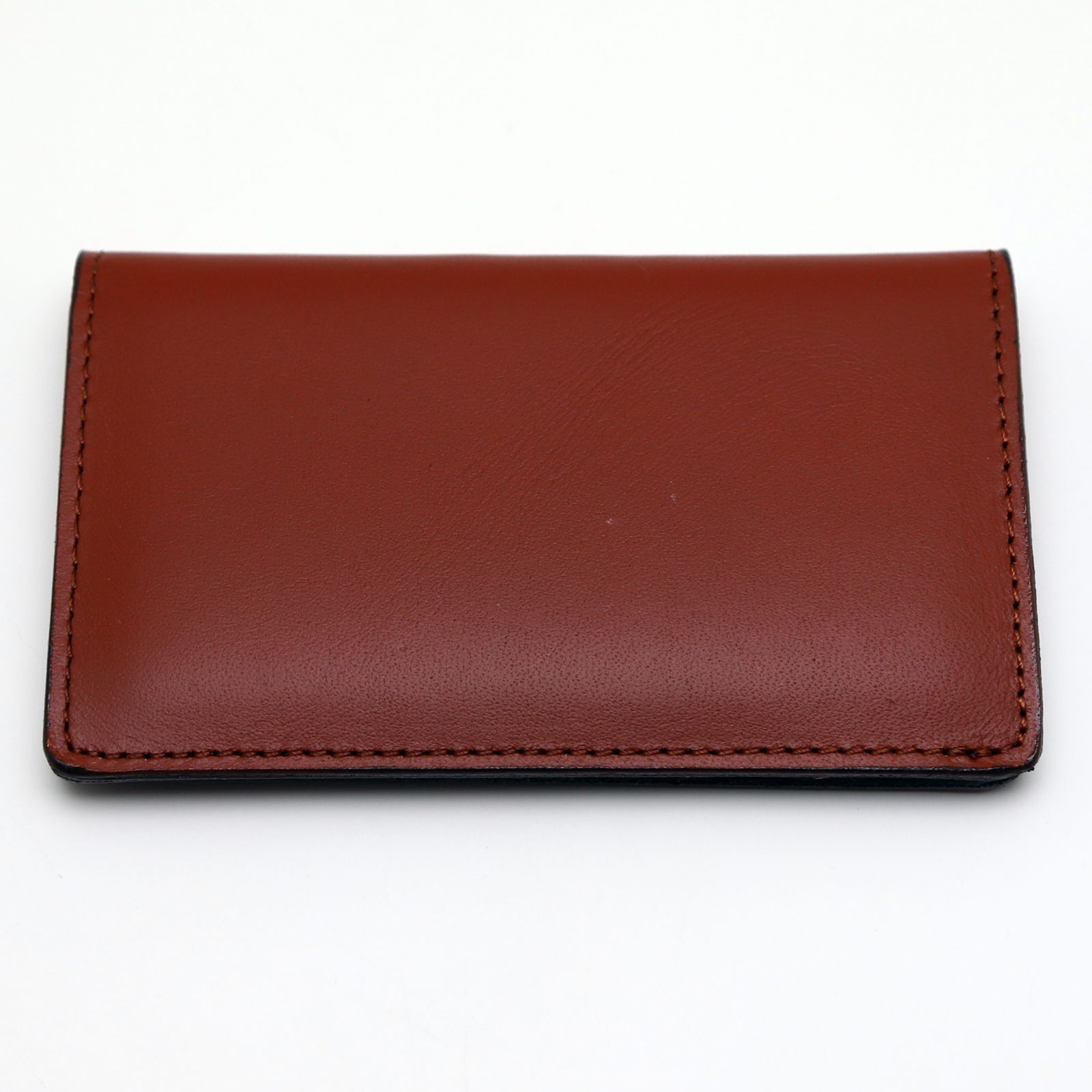 【未使用品】ソメスサドル 名刺入れ　ブラウン SOMES 中古品 SOMES カードケース ブラウン レザー 名刺入れ
