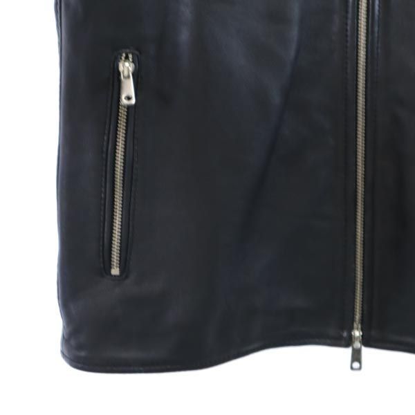 ユナイテッドトウキョウ シープスキン シングルライダースジャケット 1 ブラック系 UNITED TOKYO 日本製 メンズ   【221208】