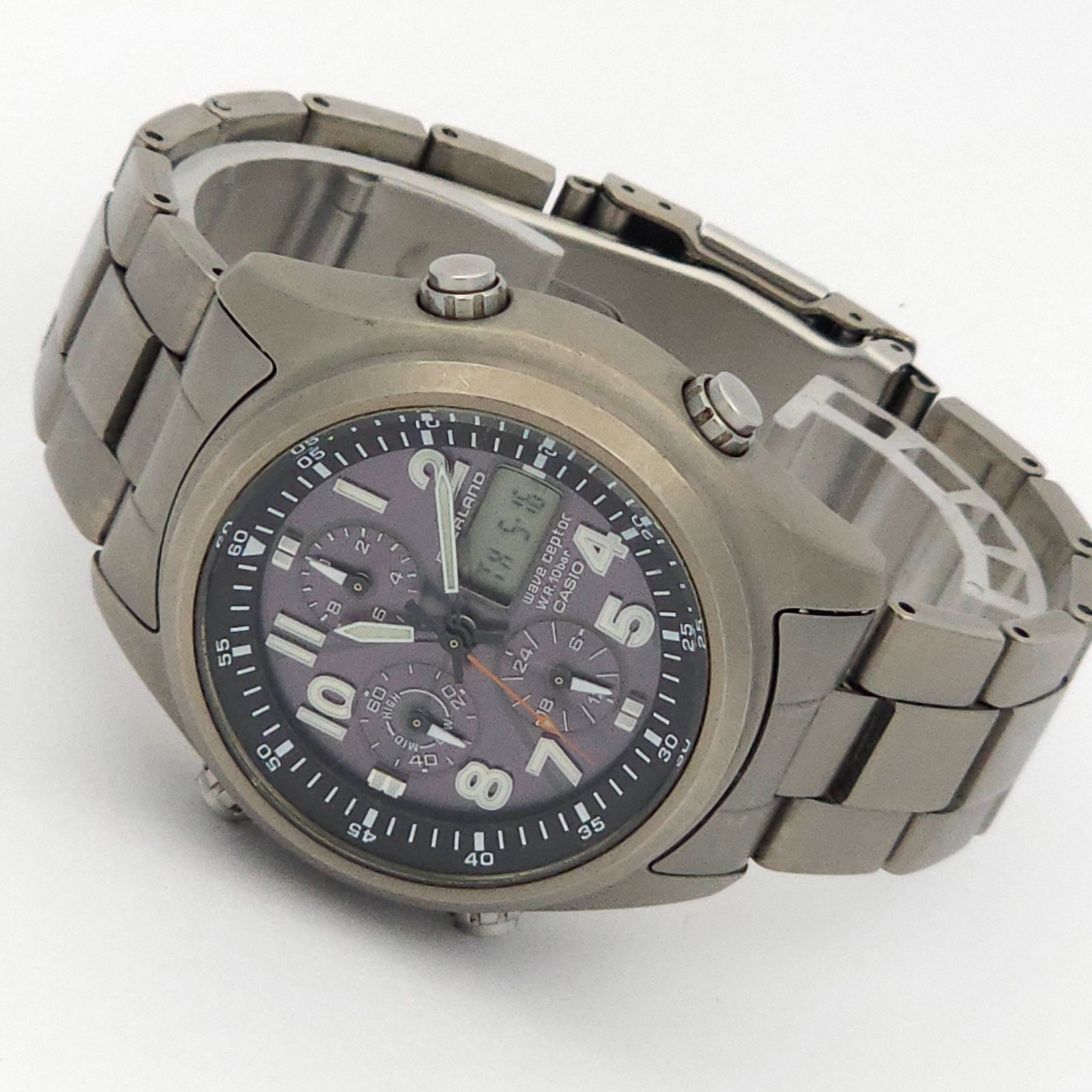 CASIO OVERLAND 電波ソーラー OVW-500BJ クロノ NATO
