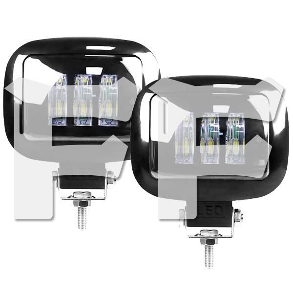 送料無料 5インチ LED ワークライト 30W 作業灯 前照灯 ボート 工事現場 漁業用 建設機械 SUV ランクル トラック ホワイト 12V/24V 2個