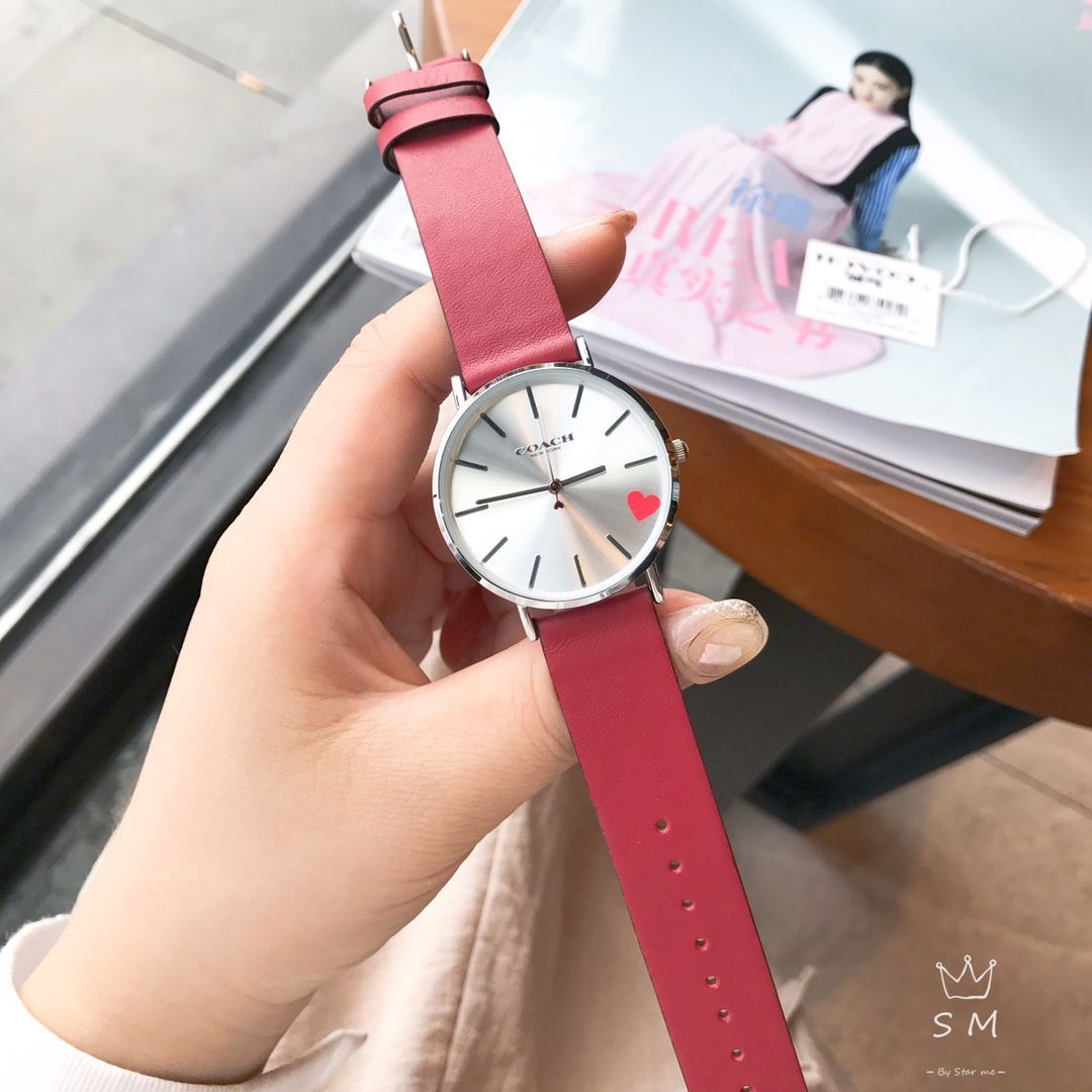 今日 COACH ?? PERRY 系列 レディース ファッション ネットバンド 石英 腕時計-WTO輸入1
