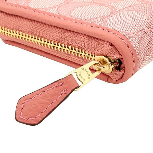 新品 コーチ COACH 2つ折り財布 ロニー スモール ジップ アラウンド ウォレット ピンク ゴールド 新品 コーチ COACH 2つ折り財布 ロニー スモール ジップ アラウンド