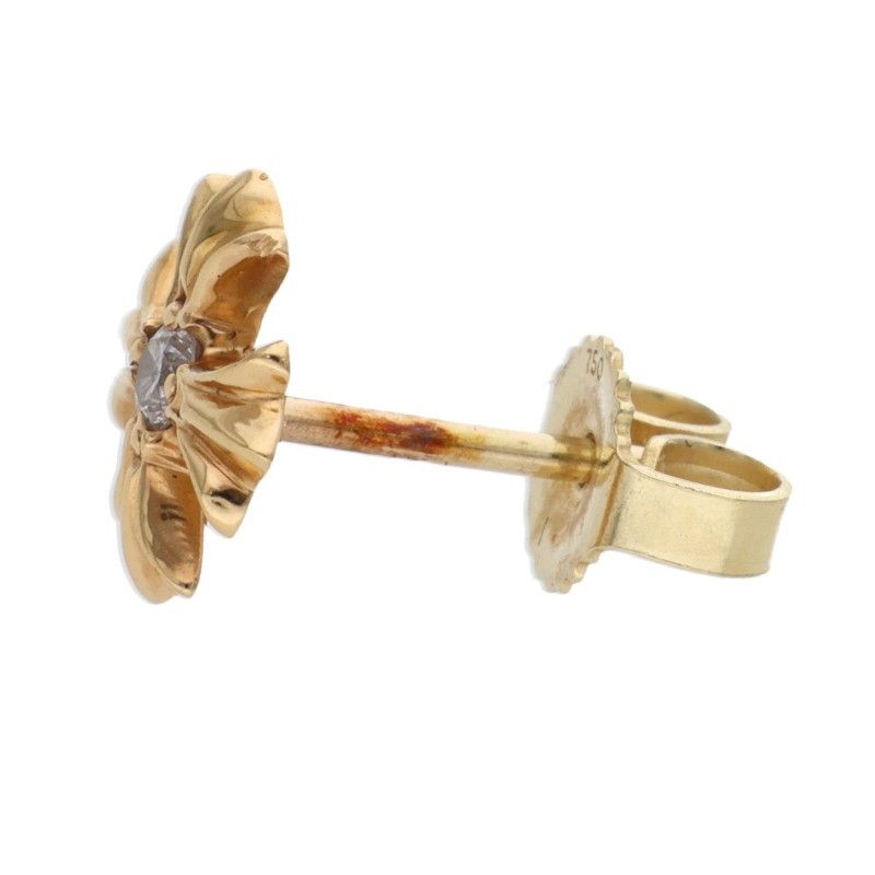 クロムハーツ 22K No2 CH CRS DIA/22K CHクロススタッド 1ダイヤ