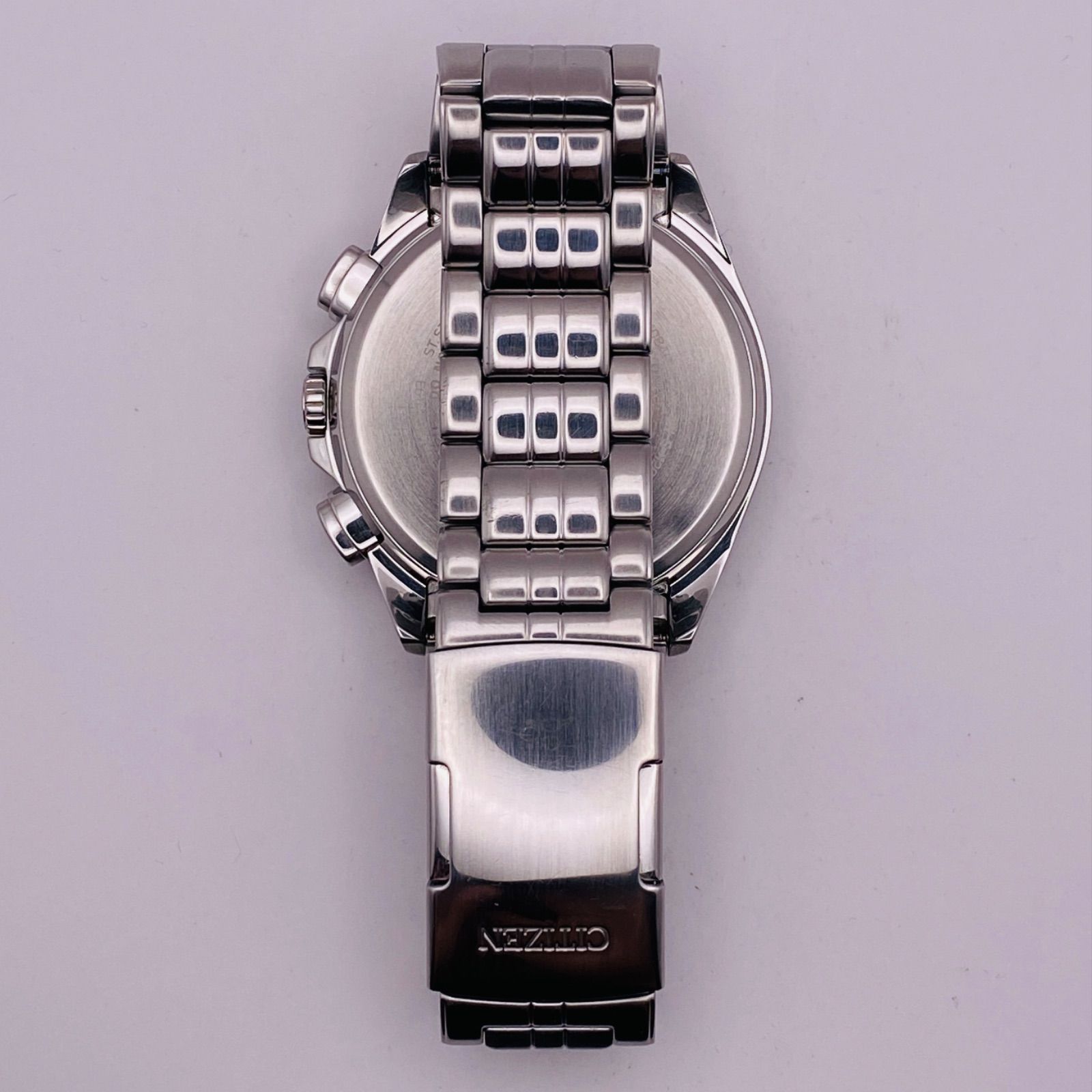 T193）美品 稼動品 CITIZEN シチズン 電波ソーラー ECO-DRIVE クロノ 