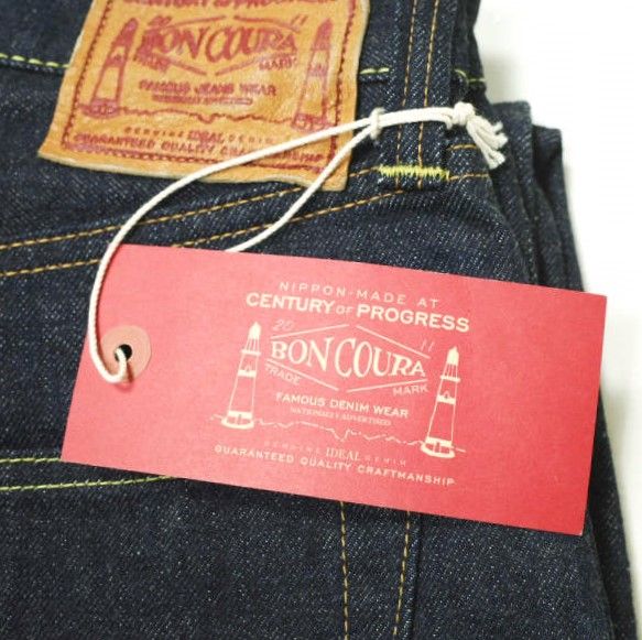 新品 BONCOURA ボンクラ 日本製 XX 大戦モデル セルビッチデニム
