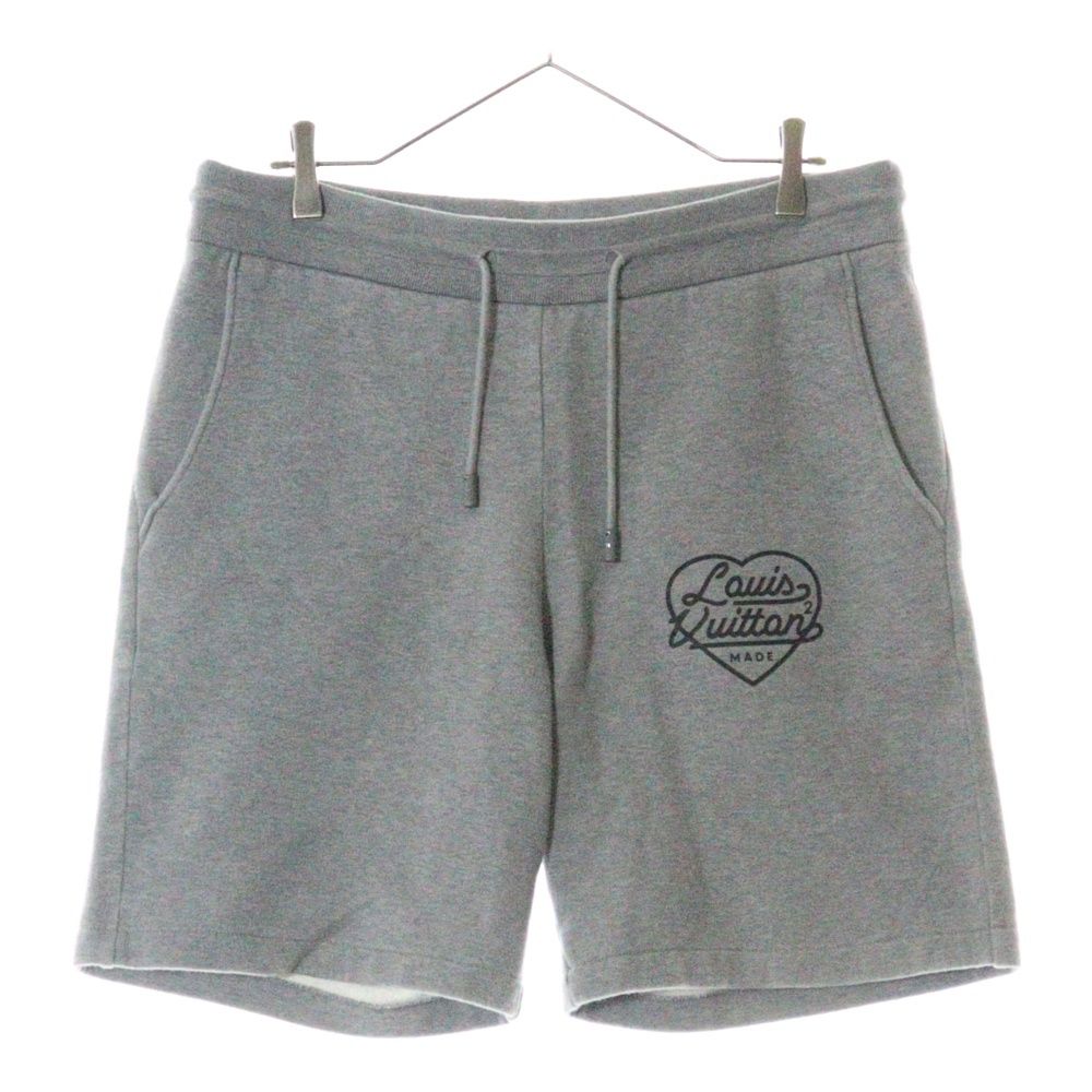 ルイヴィトン　22SS ×NIGO ニゴ ショートパンツ ショーツ グレー LOUIS VUITTON (ルイヴィトン) 22SS ×NIGO Printed Heart Shorts