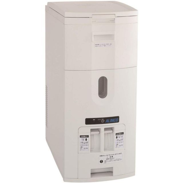 ALINCO 米びつクーラー21kg TTW21 ホワイト 幅32cm×奥行56cm×高さ73cm アルインコ 米びつ クーラー