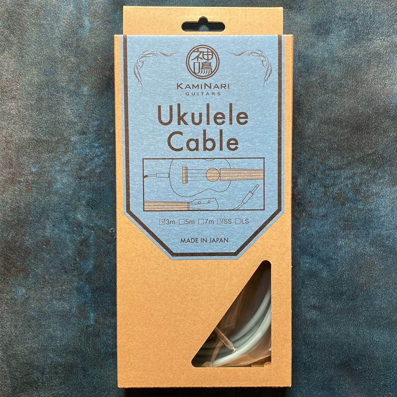 プライド KAMINARI Ukulele Cable 7m SS 全国送料無料。