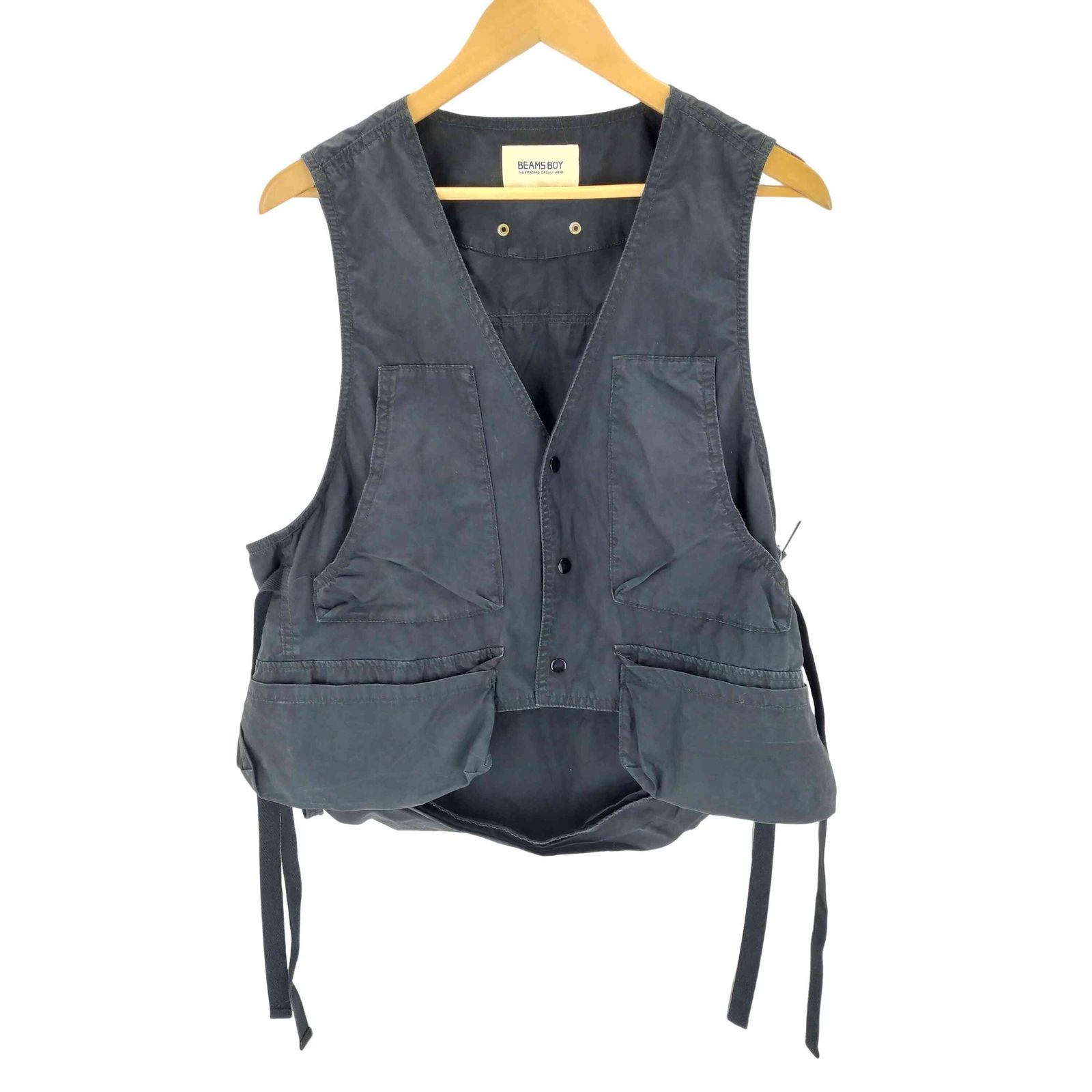 【レア価格‼️美品】BEAMSBOY フィッシングベスト 新色登場♡ビッグ フィッシング ベスト！｜ビームス ボーイ 原宿