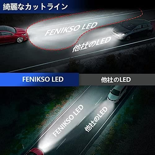 H8/H11 led Fenikso H8 H11 led ヘッドライト プロジェクターレンズ付き 車検対応 冷却ファン キャンセラー内蔵 ホワイト  DC12V 車用 - メルカリShops