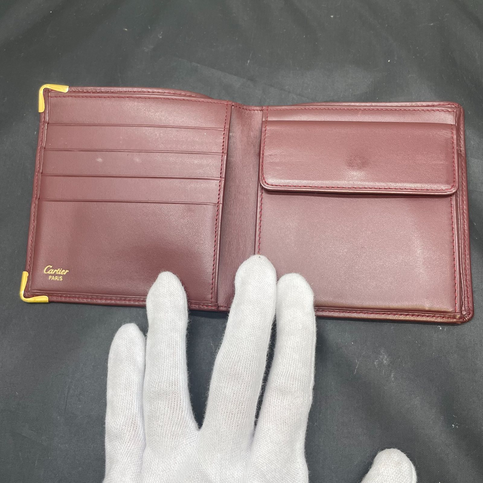 BURBERRY バーバリー ノバチェック レザー 二つ折り財布 がま口