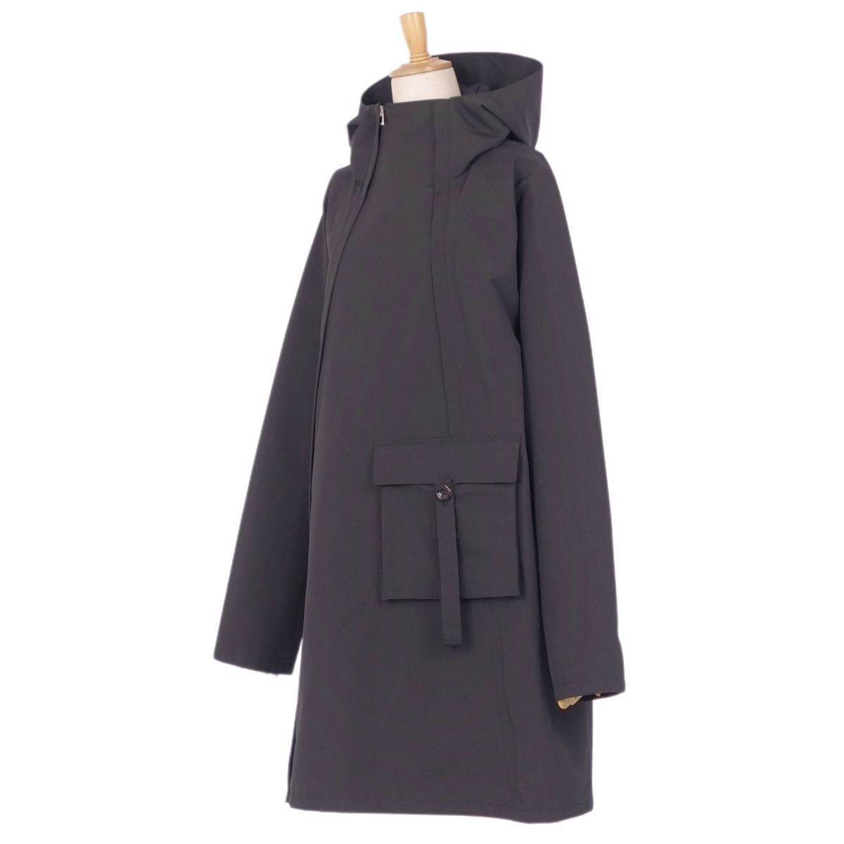 美品 アディアム フォクシー ADEAM コート レインウォータープルーフ  