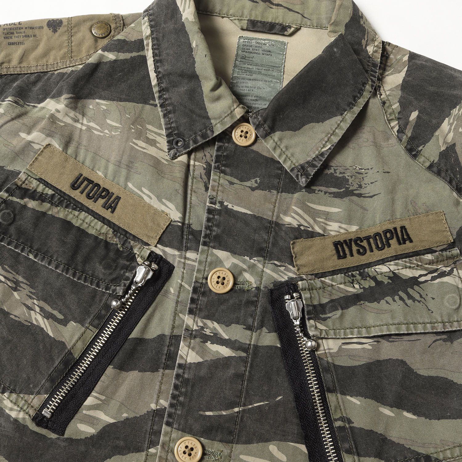 希少名作！wtaps フィールドジャケット クロスボーン　タイガーカモ　00期 中古・古着通販】WTAPS (ダブルタップス) 00初期 クロスボーン