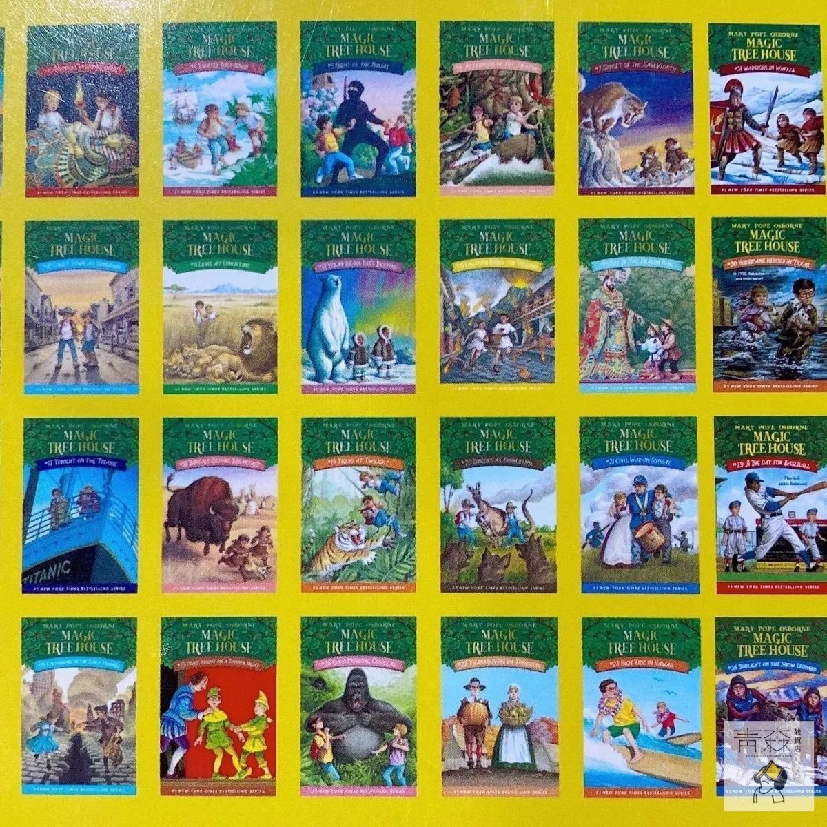 新品　Magic Tree House 英語絵本36冊　ワークブック1冊　音源付 英語絵本 Magic Tree House シリーズ1（36冊+1冊練習冊) 洋書
