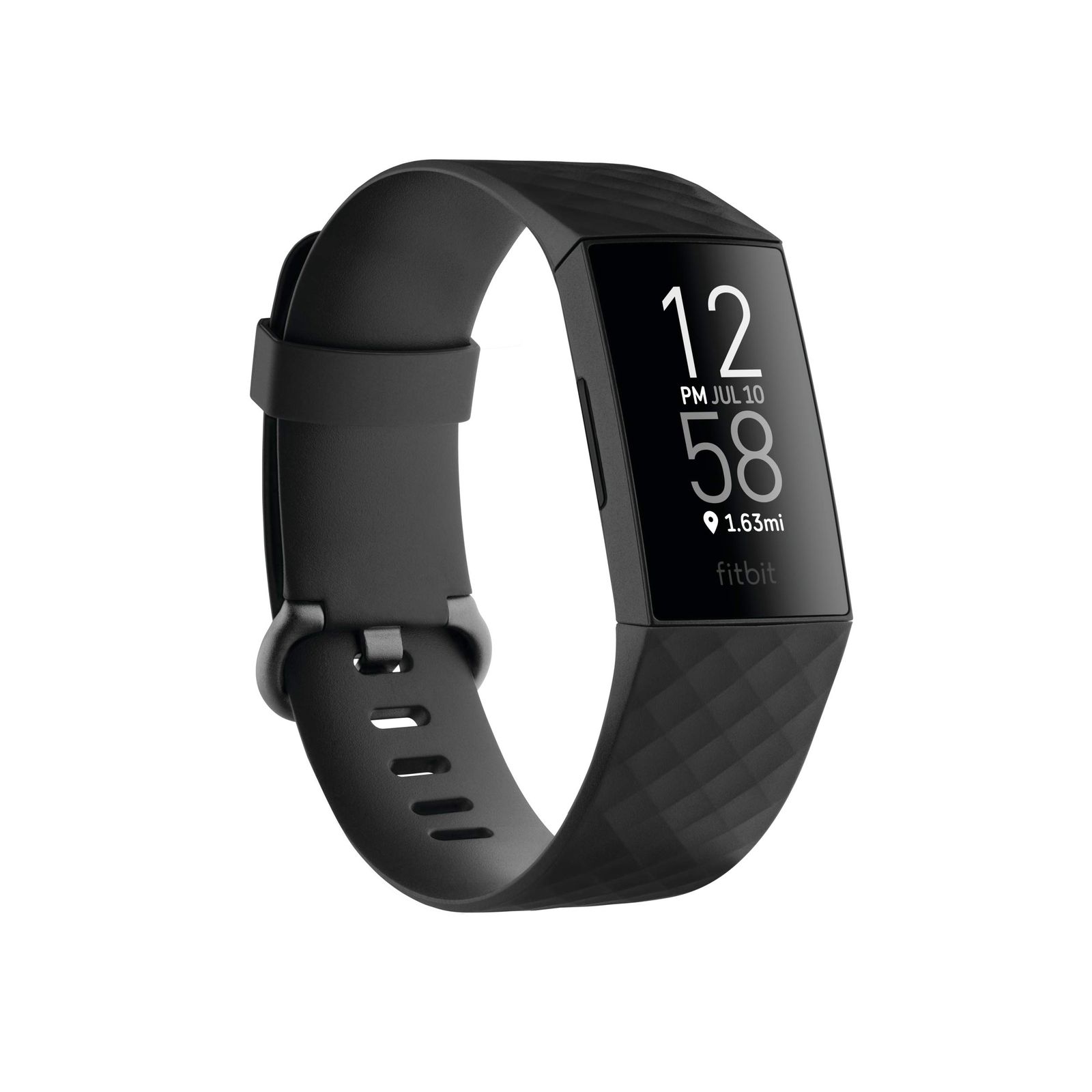 Fitbit Charge4 GPS搭載フィットネストラッカー Black/Black L/Sサイズ FB417BKBK-FRCJK [01. Black]