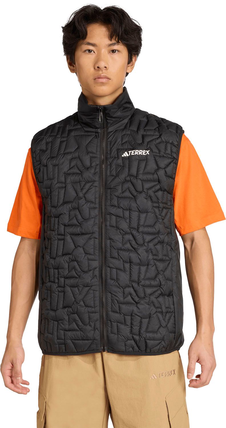 アディダス adidas アウトドア テレックス エクスペリオール クライマウォーム PrimaLoft ルーズ中わたハイブリッドベスト アウター 透湿性 保温性 軽量 暖かさ 柔らかさ 圧縮性 KPQ 88 JC 5186 ブラック