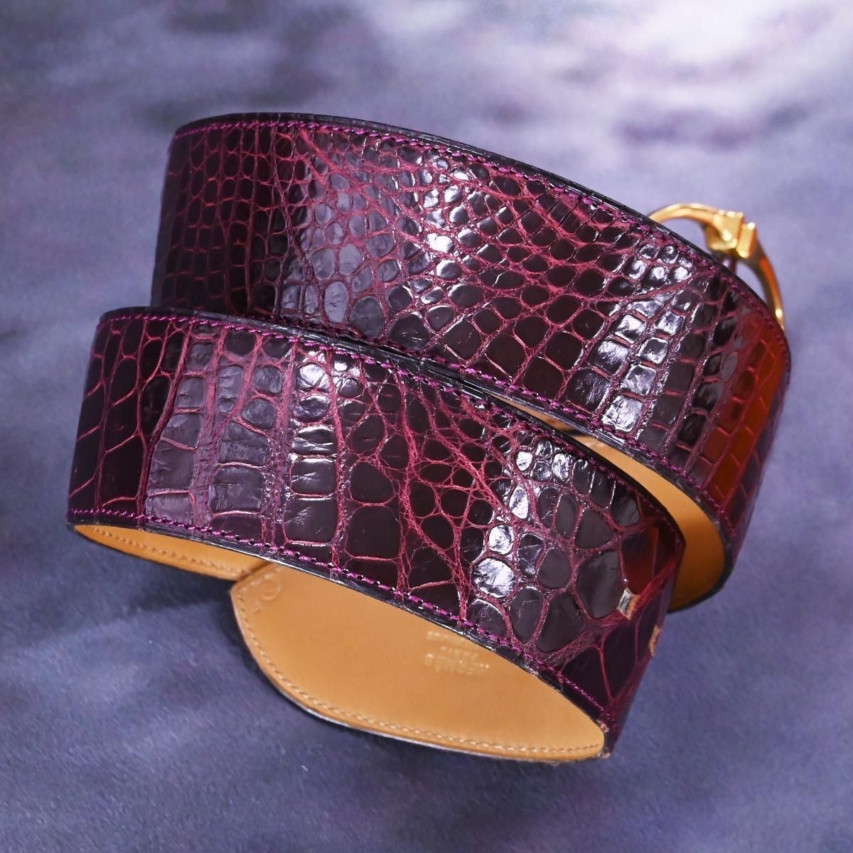 HERMES レザーベルトsize75【箱付き】