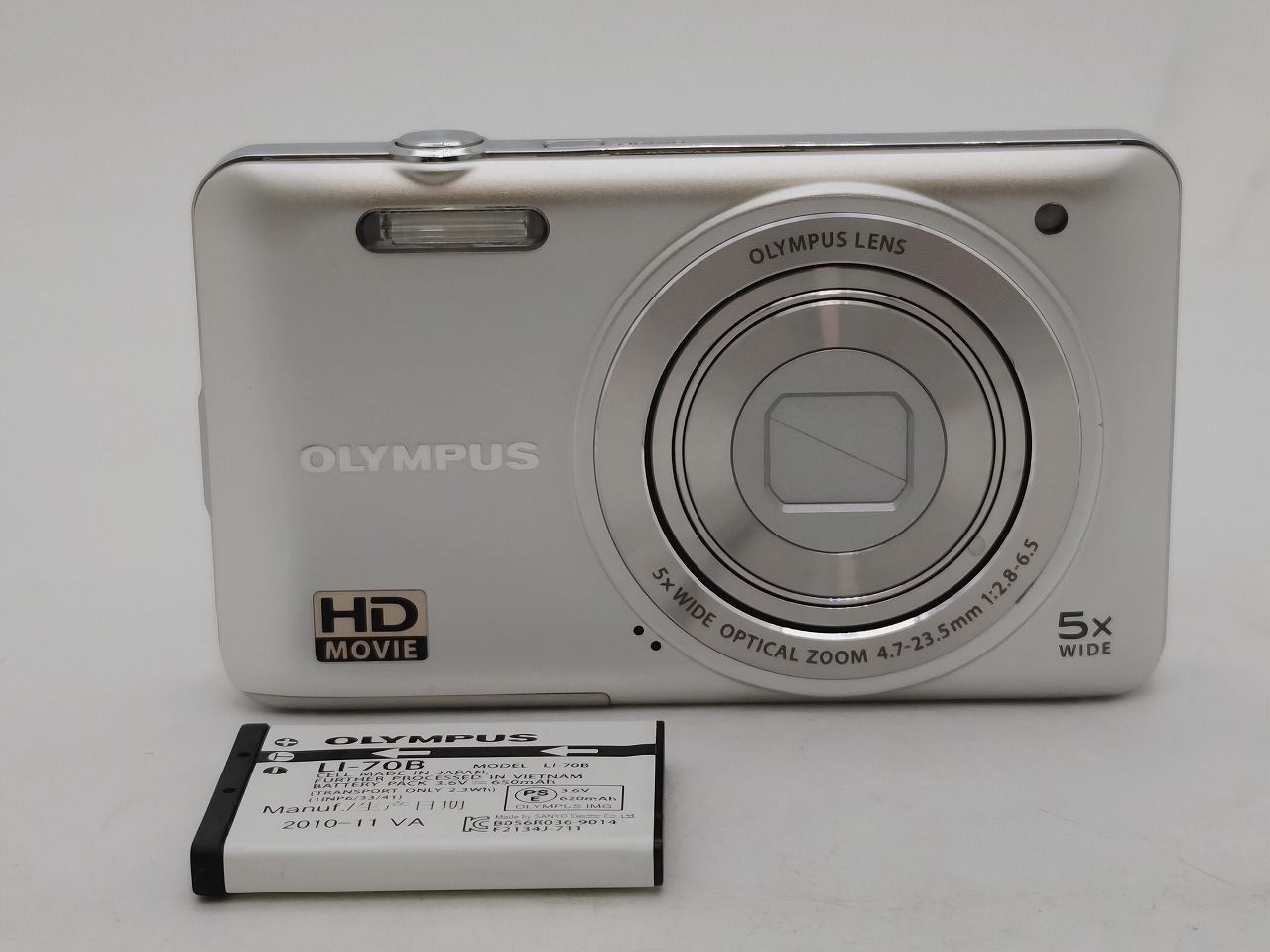 OLYMPUS VG-140 コンパクトデジタルカメラ オリンパス 電池付 - SK家電