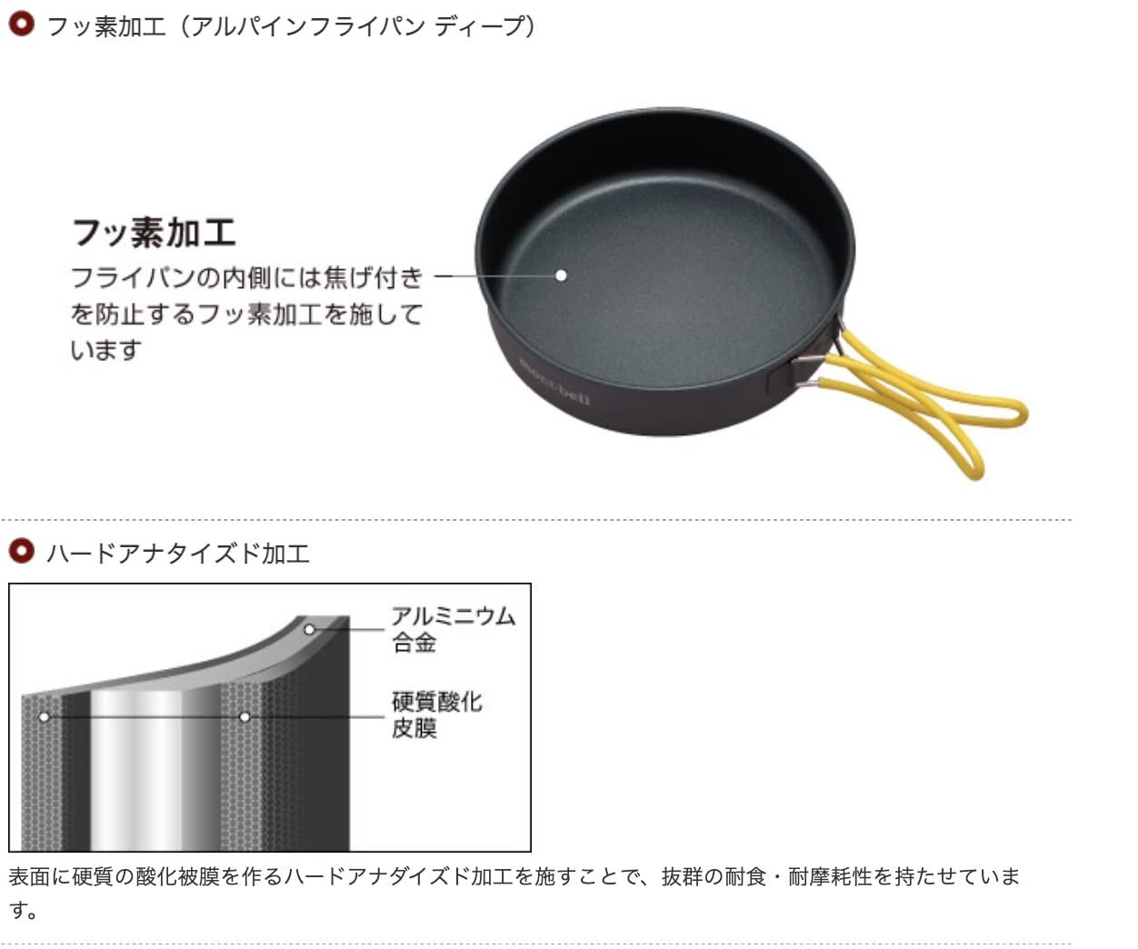 mont-bell アルパインクッカー 14+16パンセット 1124908 【公式通販】