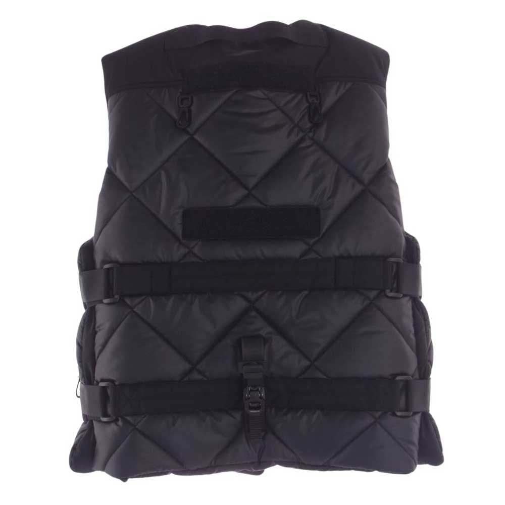 JUNYA WATANABE COMME des GARCONS ジュンヤワタナベコムデギャルソン ベスト × INNERRAM インナーラム  WL-V001 エステルリップストップ VEST ベスト ブラック系 S【中古】 - メルカリ