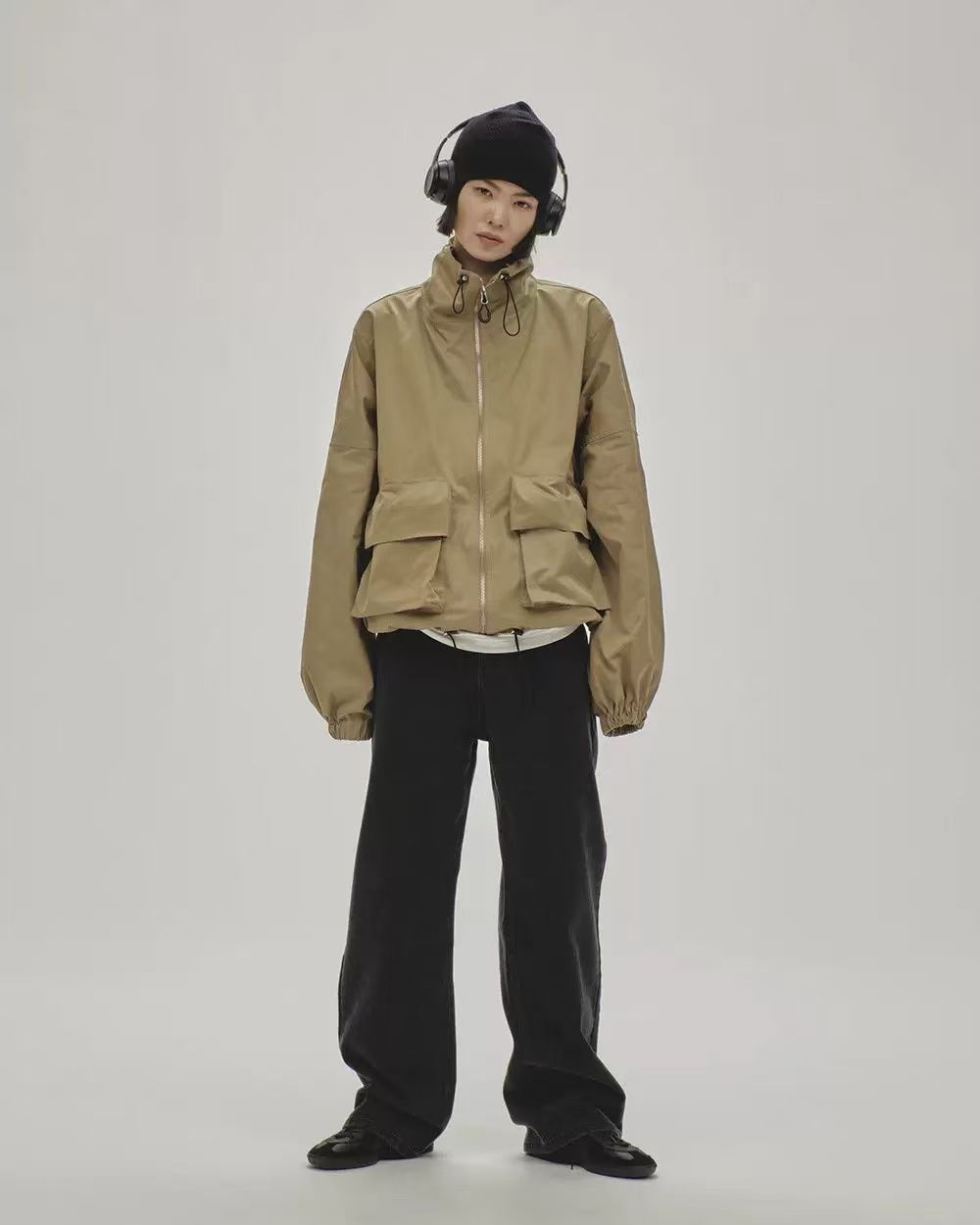 TODAYFUL Standcollar Zip Blouson オリーブ