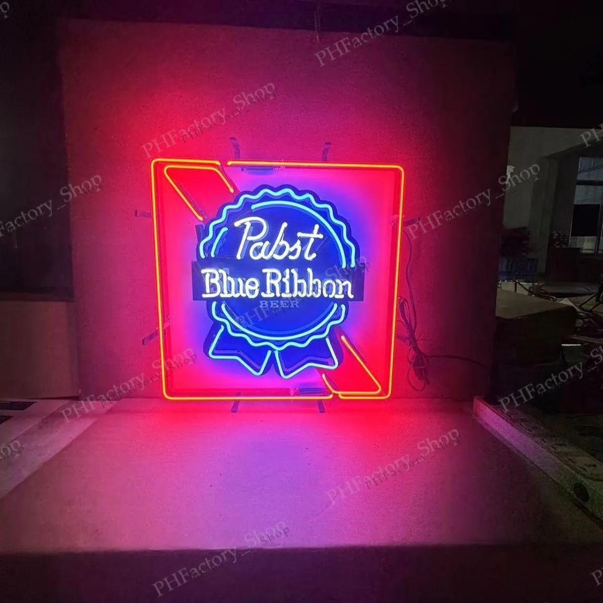 ネオンサイン Pabst Blue Ribbon BEER ネオン看板 Neon Light