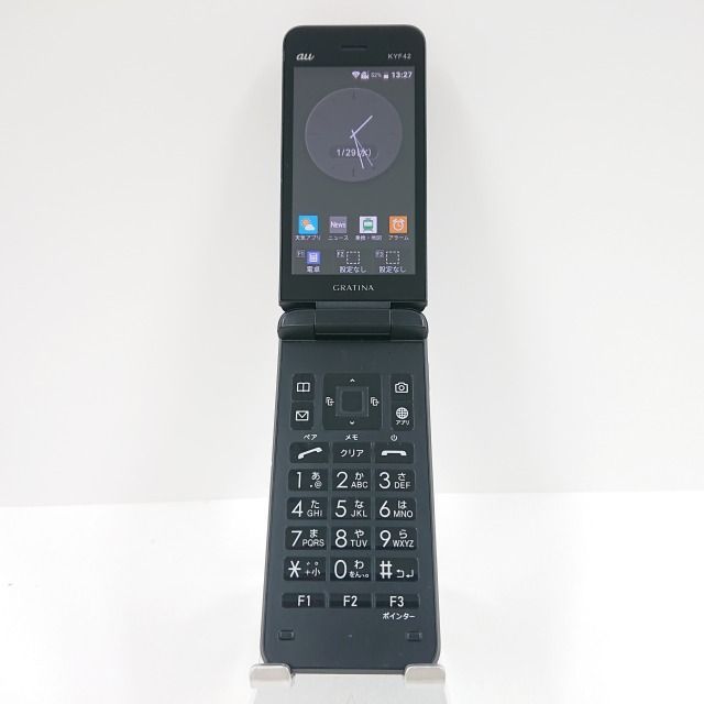 GRATINA KYF42 au ブラック 送料無料 本体 c09702 - メルカリ
