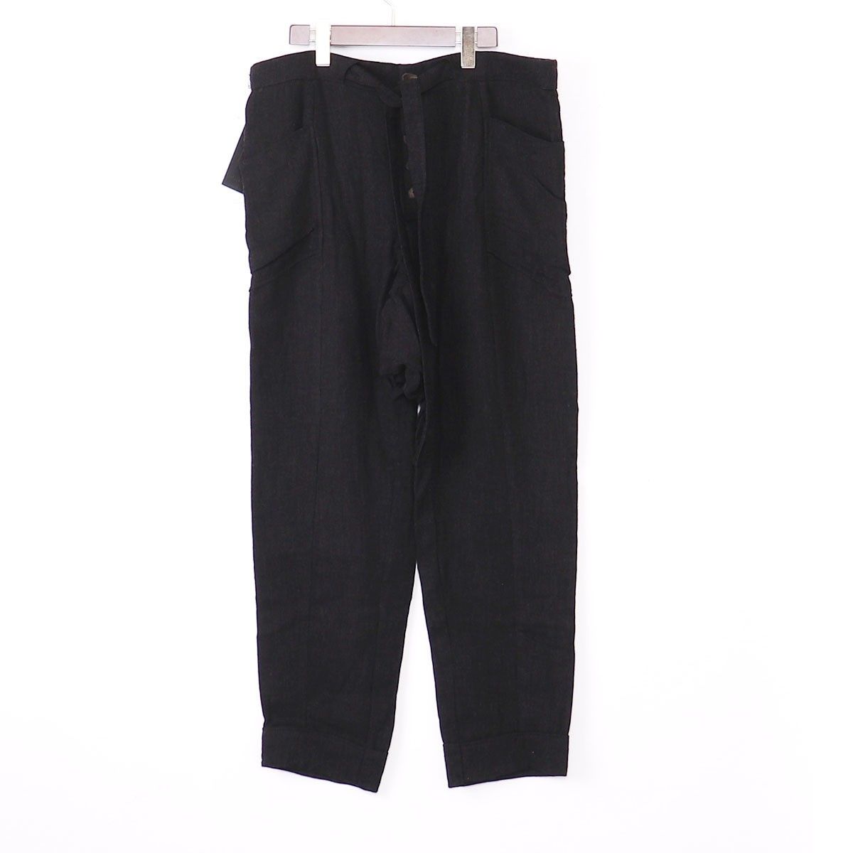 MINOAR ウールサルエルパンツ Mサイズ ブラック