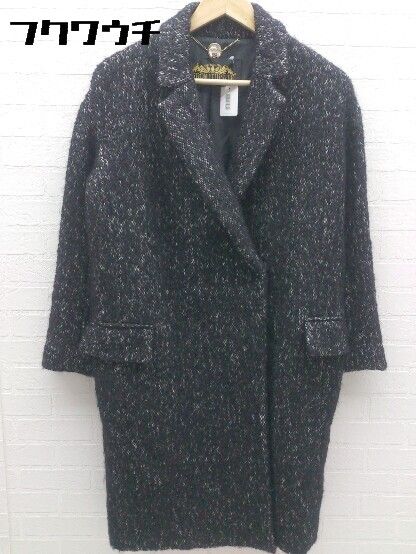 □ HIROMITHISTLE ヒロミシスル 長袖 コート サイズF ブラック