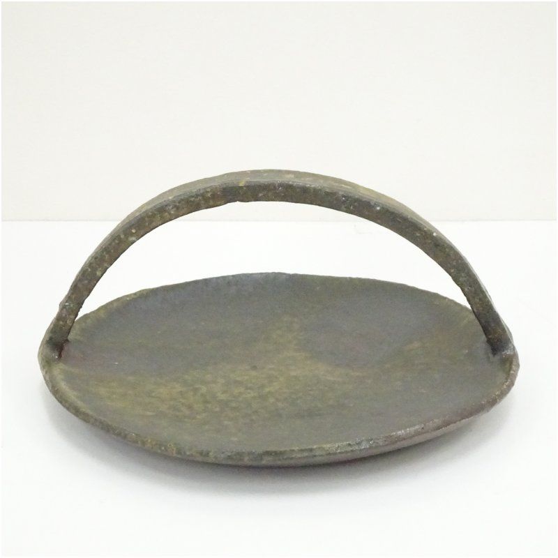 越前焼 西浦武造 手付鉢 共箱 食器 おしゃれ アンティーク レトロ 和食 和風 丼 器 小鉢 中鉢 料理 来客 居酒屋 旅館 カフェ