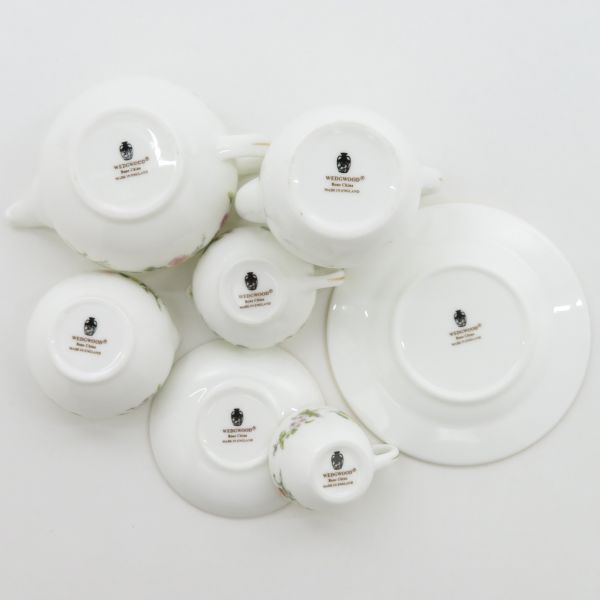 ウェッジウッド・ミラベル ミニチュアセット ウェッジウッド ミニチュア□ミラベル 6点セット - メルカリ