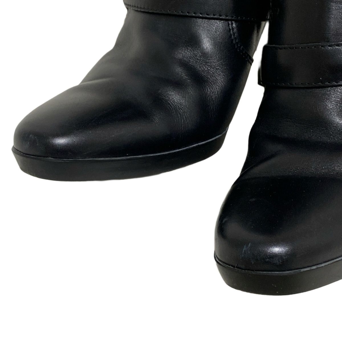 【新品】TOD'S（トッズ）レディース レザー ロングブーツ ブラック #37 TOD'S(トッズ) ロングブーツ 37 レディース - 黒 レザー トッズ ロング