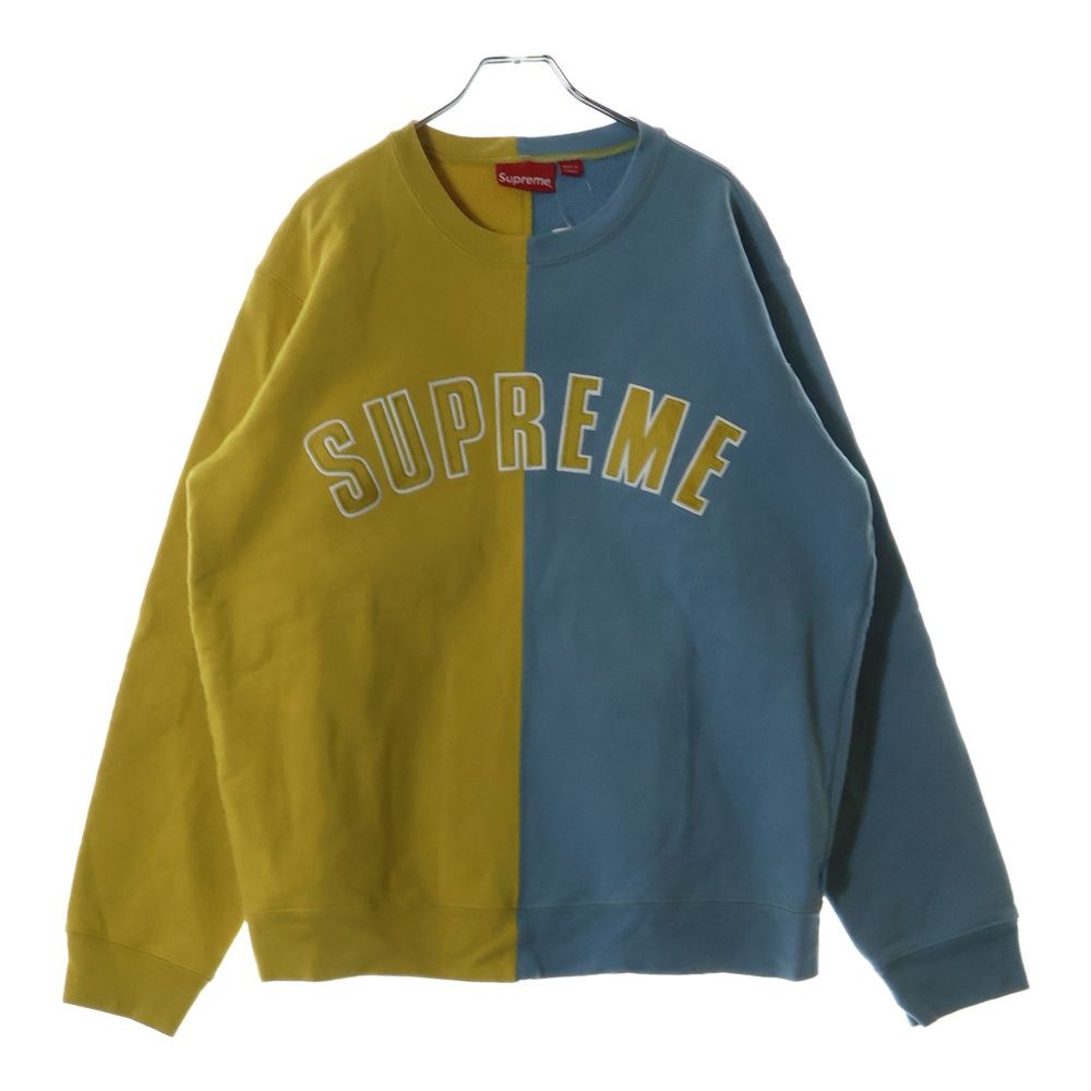 SUPREME CREWNECK シュプリーム スウェット トレーナー シャツ SUPREME (シュプリーム) 18AW Split Crewneck Sweatshirt