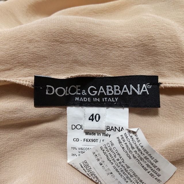 DOLCE&GABBANA キャミワンピース size 40